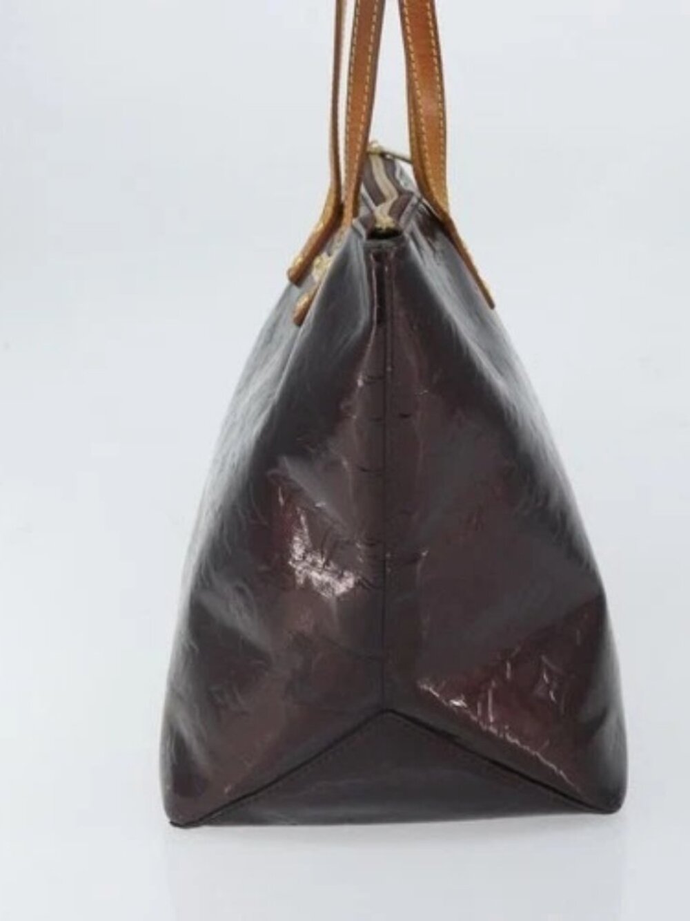 LOUIS VUITTON Monogram Vernis Bellevue GM Tote Bag Amarante M93589 Auth 162014 - Picture 3 of 16